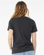 BELLA + CANVAS 6405 - Womens Relaxed Jersey V-Neck Tee - Dark Grey