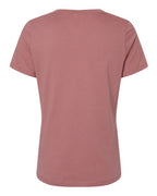 BELLA + CANVAS 6405 - Womens Relaxed Jersey V-Neck Tee - Mauve