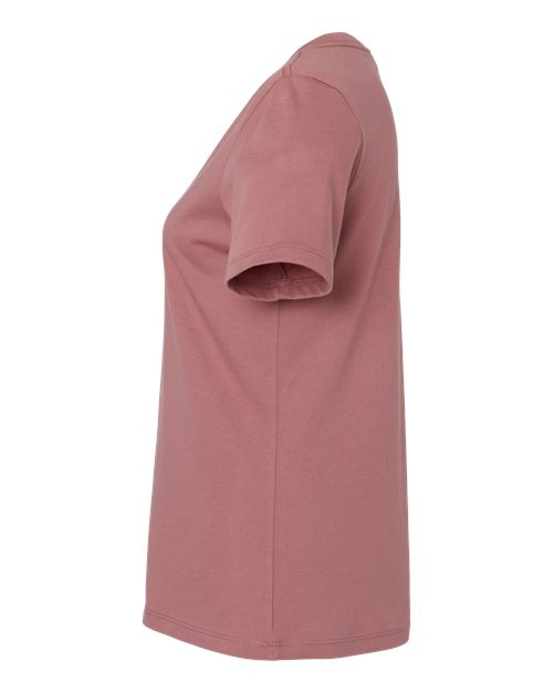 BELLA + CANVAS 6405 - Womens Relaxed Jersey V-Neck Tee - Mauve