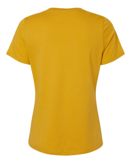 BELLA + CANVAS 6405 - Womens Relaxed Jersey V-Neck Tee - Mustard