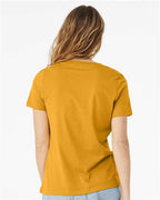 BELLA + CANVAS 6405 - Womens Relaxed Jersey V-Neck Tee - Mustard