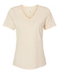 BELLA + CANVAS 6405 - Womens Relaxed Jersey V-Neck Tee - Natural