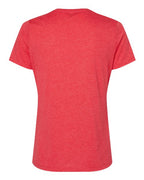 BELLA + CANVAS 6405CVC - Women's Relaxed Heather CVC V-Neck Tee - Heather Red