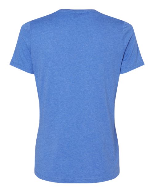 BELLA + CANVAS 6405CVC - Women's Relaxed Heather CVC V-Neck Tee - Heather True Royal