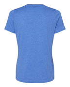 BELLA + CANVAS 6405CVC - Women's Relaxed Heather CVC V-Neck Tee - Heather True Royal
