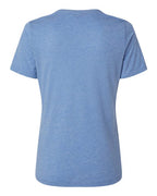 BELLA + CANVAS 6413 - Womens Relaxed Fit Triblend Tee - Blue Triblend
