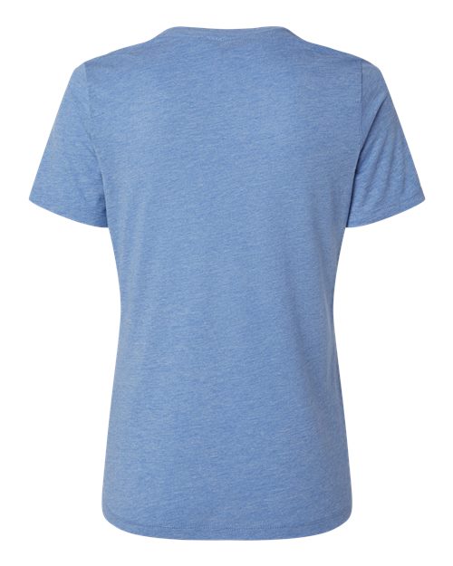 BELLA + CANVAS 6413 - Womens Relaxed Fit Triblend Tee - Blue Triblend