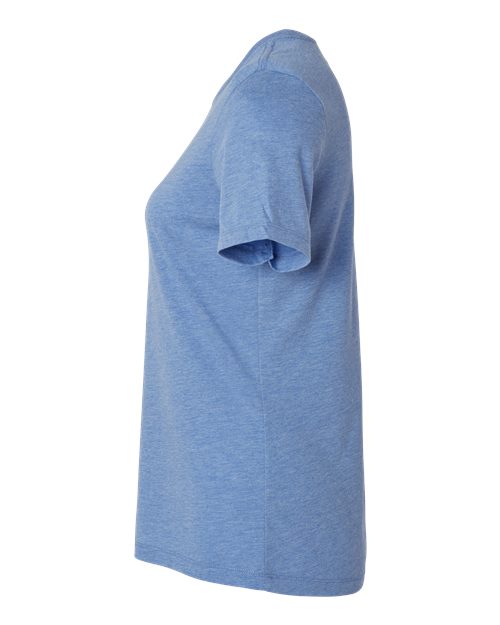 BELLA + CANVAS 6413 - Womens Relaxed Fit Triblend Tee - Blue Triblend