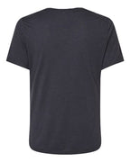 BELLA + CANVAS 6413 - Womens Relaxed Fit Triblend Tee - Solid Dark Grey Triblend