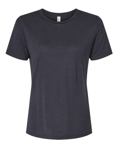 BELLA + CANVAS 6413 - Womens Relaxed Fit Triblend Tee - Solid Dark Grey Triblend