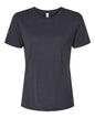 BELLA + CANVAS 6413 - Womens Relaxed Fit Triblend Tee - Solid Dark Grey Triblend