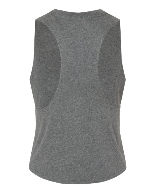 BELLA + CANVAS 6682 - Women's Racerback Crop Tank - Deep Heather