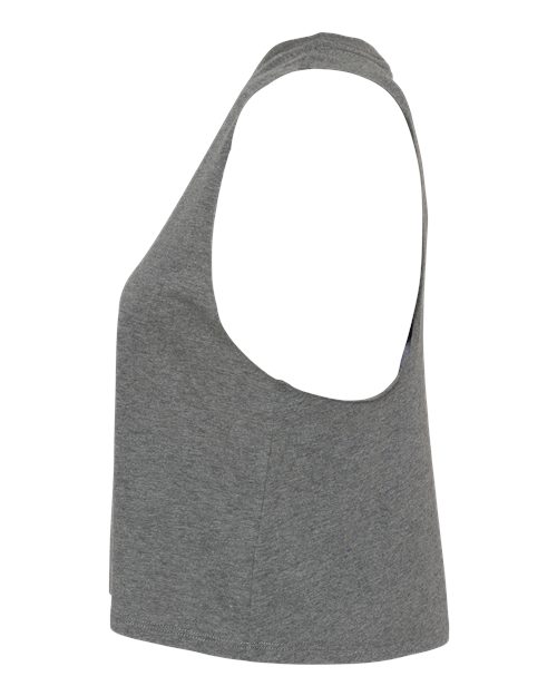 BELLA + CANVAS 6682 - Women's Racerback Crop Tank - Deep Heather