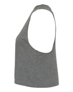 BELLA + CANVAS 6682 - Women's Racerback Crop Tank - Deep Heather