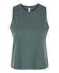BELLA + CANVAS 6682 - Women's Racerback Crop Tank - Heather Forest