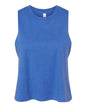 BELLA + CANVAS 6682 - Women's Racerback Crop Tank - Heather True Royal