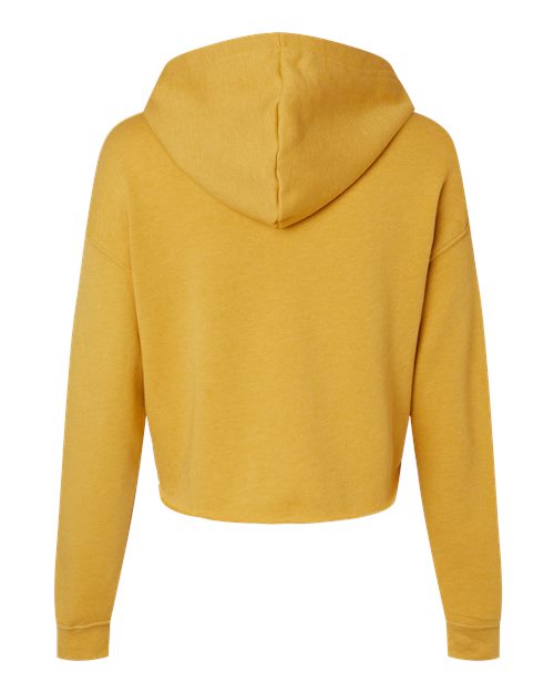 BELLA + CANVAS 7502 - Women's Crop Hoodie Sweatshirt - Heather Mustard