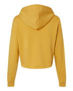 BELLA + CANVAS 7502 - Women's Crop Hoodie Sweatshirt - Heather Mustard