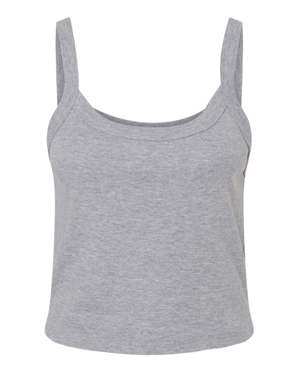 BELLA + CANVAS 1012 — Women's Micro Rib Spaghetti Strap Tank — Athletic Heather (flat)