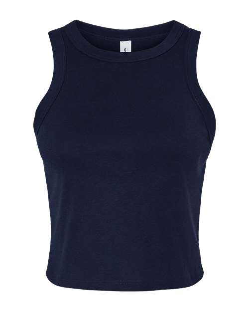 BELLA + CANVAS 1019 - Women's Micro Rib Racer Tank - Solid Navy Blend