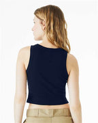 BELLA + CANVAS 1019 - Women's Micro Rib Racer Tank - Solid Navy Blend