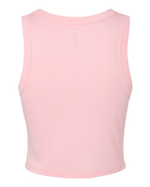BELLA + CANVAS 1019 - Women's Micro Rib Racer Tank - Solid Pink Blend