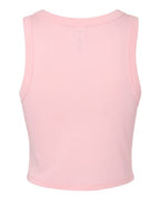BELLA + CANVAS 1019 - Women's Micro Rib Racer Tank - Solid Pink Blend