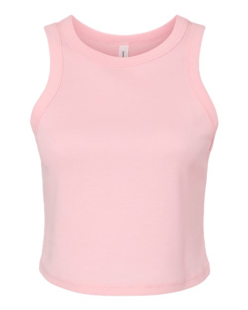 BELLA + CANVAS 1019 - Women's Micro Rib Racer Tank - Solid Pink Blend
