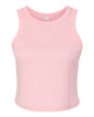 BELLA + CANVAS 1019 - Women's Micro Rib Racer Tank - Solid Pink Blend