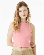 BELLA + CANVAS 1019 - Women's Micro Rib Racer Tank - Solid Pink Blend