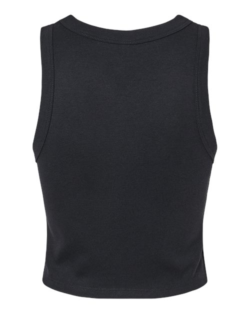 BELLA + CANVAS 1019 - Women's Micro Rib Racer Tank - Solid Black Blend
