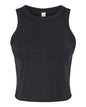 BELLA + CANVAS 1019 - Women's Micro Rib Racer Tank - Solid Black Blend