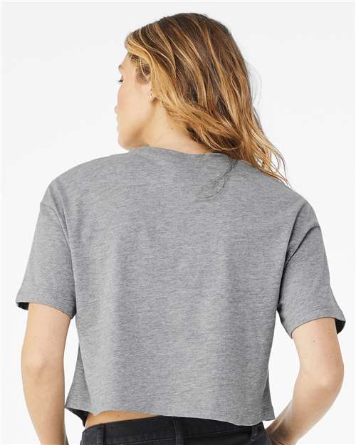 BELLA + CANVAS 6482 - Women's Jersey Crop Tee - Athletic Heather