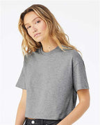 BELLA + CANVAS 6482 - Women's Jersey Crop Tee - Athletic Heather