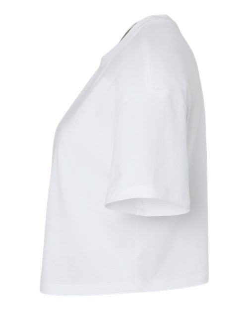 BELLA + CANVAS 6482 - Women's Jersey Crop Tee - White