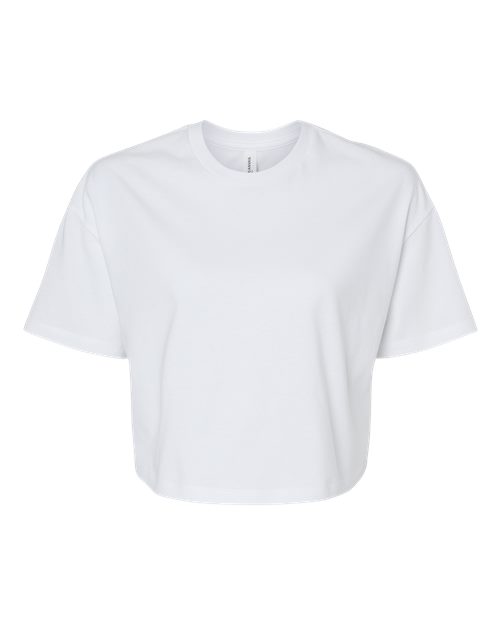 BELLA + CANVAS 6482 - Women's Jersey Crop Tee - White