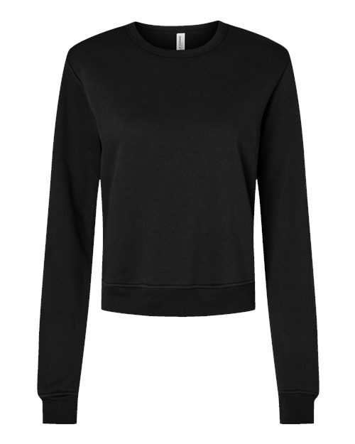 BELLA + CANVAS 7511 - Women's Sponge Fleece Crewneck Sweatshirt - Black