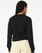 BELLA + CANVAS 7511 - Women's Sponge Fleece Crewneck Sweatshirt - Black