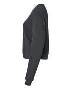 BELLA + CANVAS 7511 - Women's Sponge Fleece Crewneck Sweatshirt - Dark Grey Heather