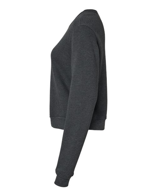 BELLA + CANVAS 7511 - Women's Sponge Fleece Crewneck Sweatshirt - Dark Grey Heather