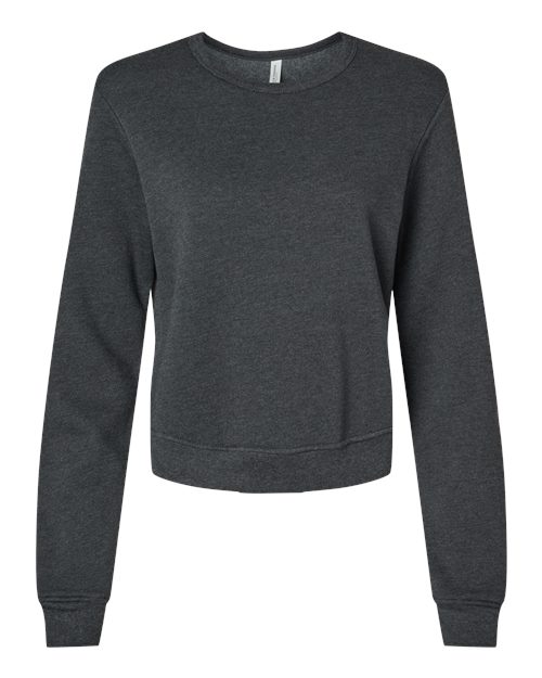 BELLA + CANVAS 7511 - Women's Sponge Fleece Crewneck Sweatshirt - Dark Grey Heather