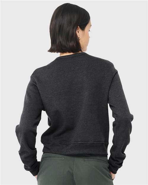 BELLA + CANVAS 7511 - Women's Sponge Fleece Crewneck Sweatshirt - Dark Grey Heather