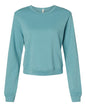 BELLA + CANVAS 7511 - Women's Sponge Fleece Crewneck Sweatshirt - Heather Blue Lagoon