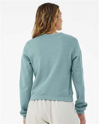 BELLA + CANVAS 7511 - Women's Sponge Fleece Crewneck Sweatshirt - Heather Blue Lagoon