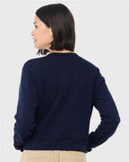 BELLA + CANVAS 7511 - Women's Sponge Fleece Crewneck Sweatshirt - Navy
