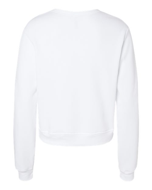 BELLA + CANVAS 7511 - Women's Sponge Fleece Crewneck Sweatshirt - White