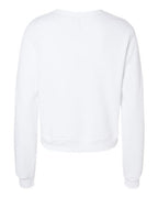 BELLA + CANVAS 7511 - Women's Sponge Fleece Crewneck Sweatshirt - White