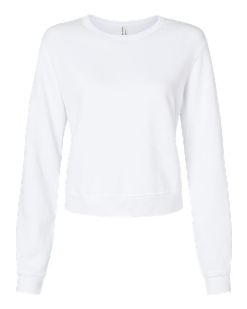 BELLA + CANVAS 7511 - Women's Sponge Fleece Crewneck Sweatshirt - White