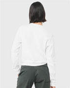 BELLA + CANVAS 7511 - Women's Sponge Fleece Crewneck Sweatshirt - White