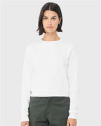 BELLA + CANVAS 7511 - Women's Sponge Fleece Crewneck Sweatshirt - White